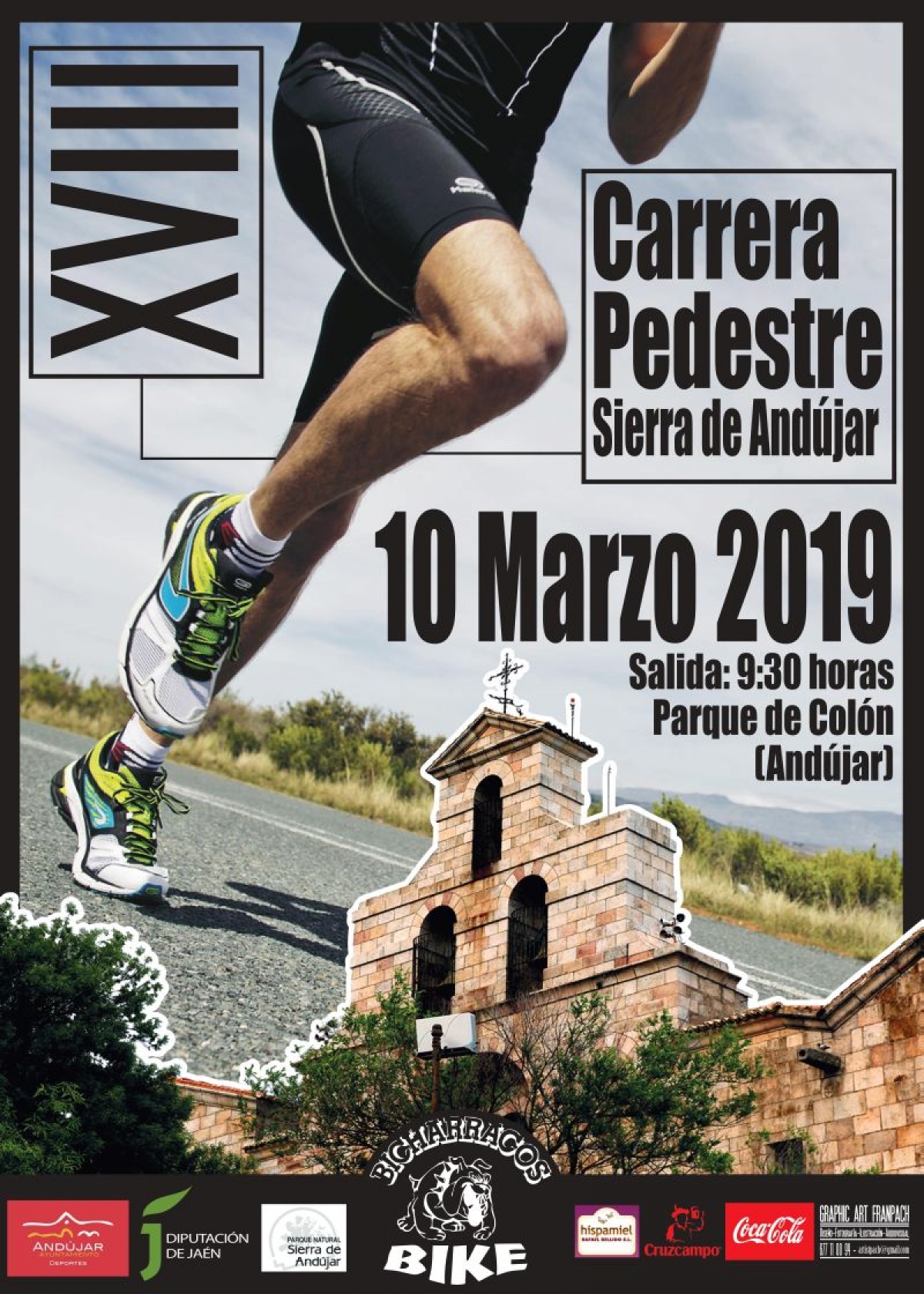 Abiertas inscripciones XVIII Carrera Pedestre Sierra de Andújar Subida al Santuario Virgen de la Cabeza 2019