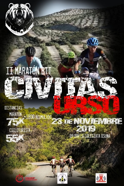 Abiertas inscripciones II Maratón BTT Civitas Urso 2019