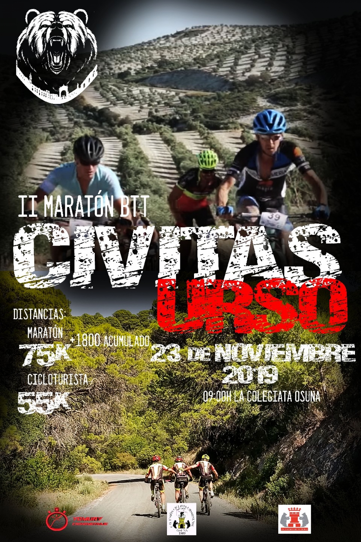 Abiertas inscripciones II Maratón BTT Civitas Urso 2019