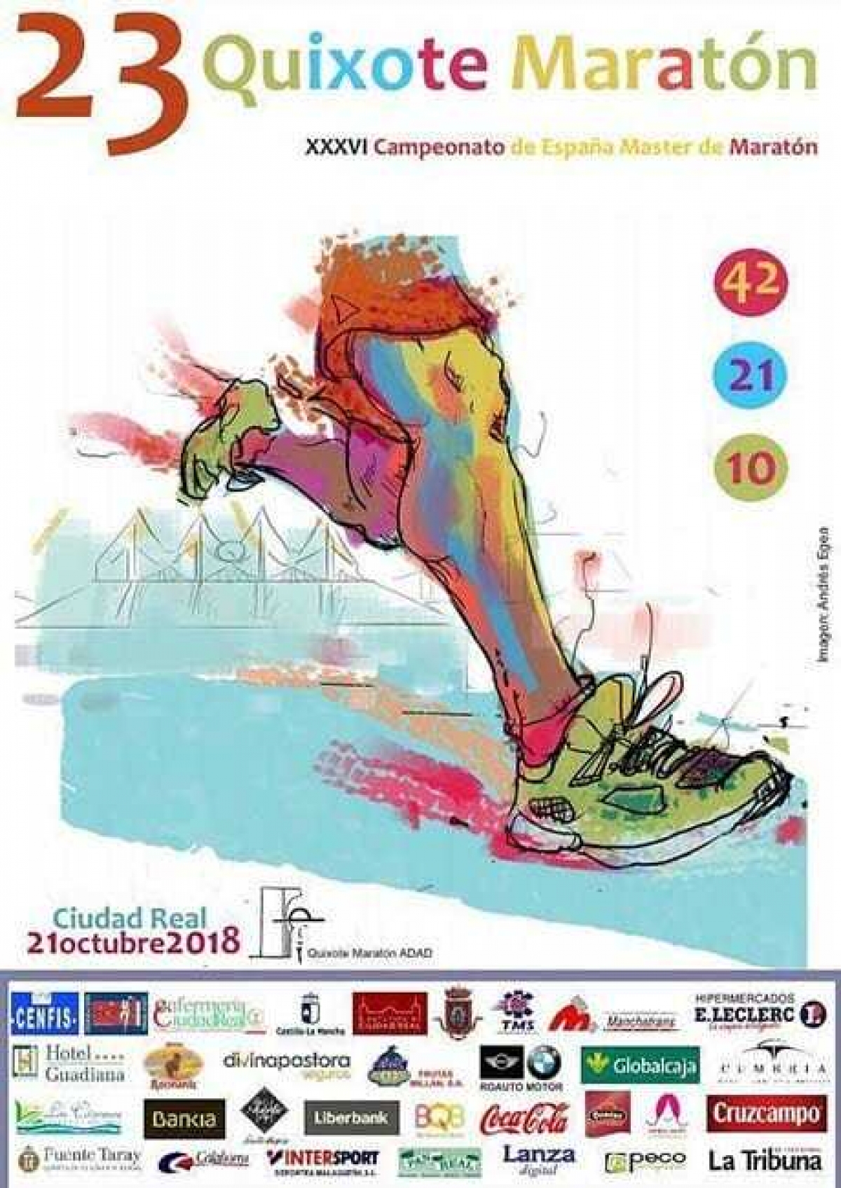 Resultados Maraton, Media Maraton y 10K de Ciudad Real 2018