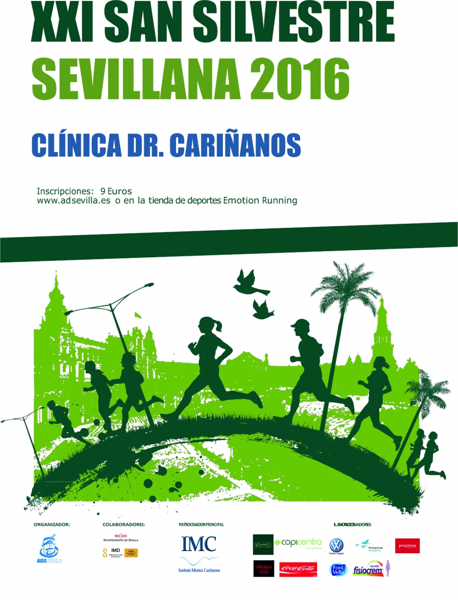 XXI SAN SILVESTRE SEVILLANA 2016 INSTITUTO CARIÑANOS