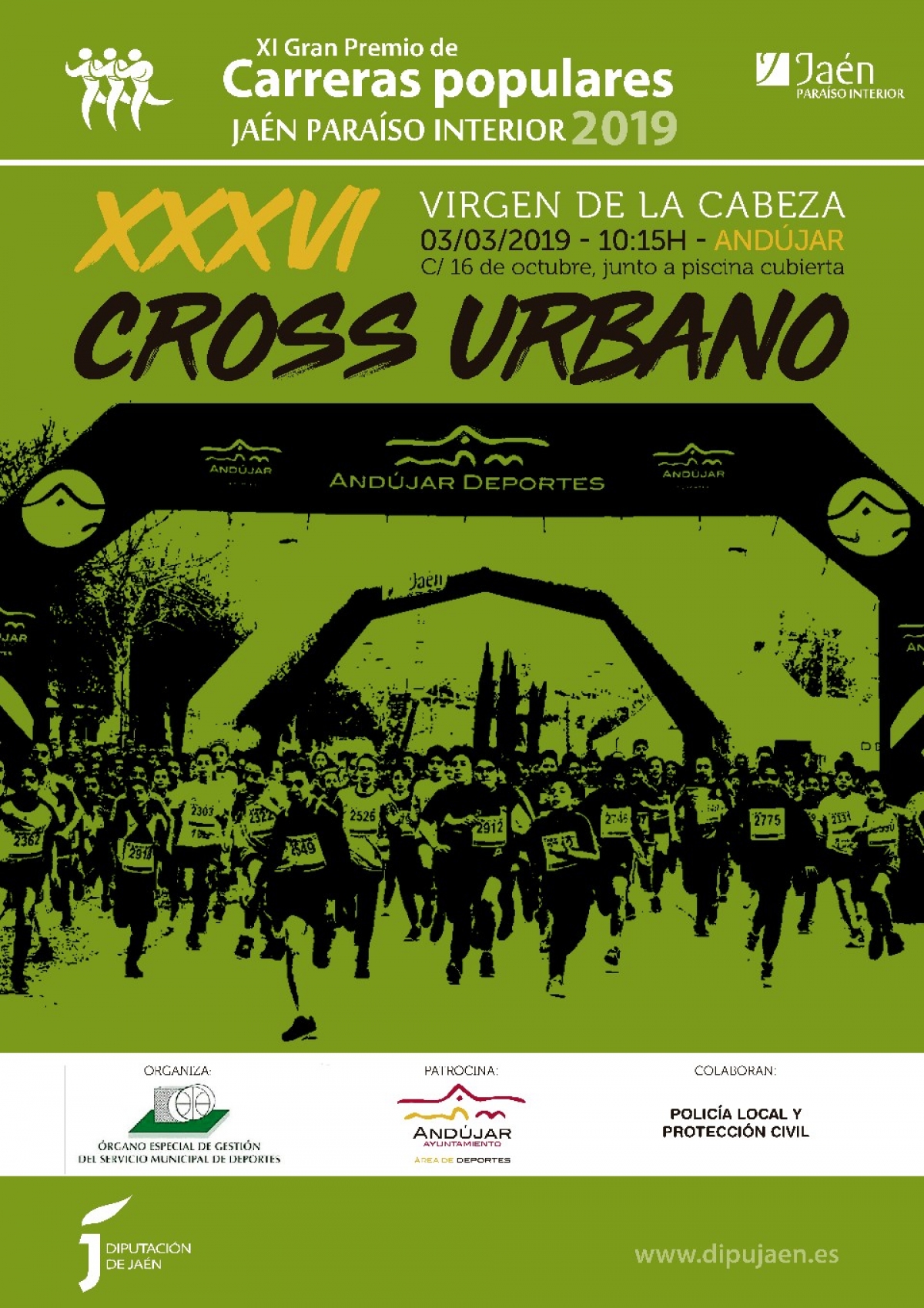 Abiertas inscripciones XXXVI Cross Urbano &quot;Virgen de la Cabeza&quot; Andújar 2019